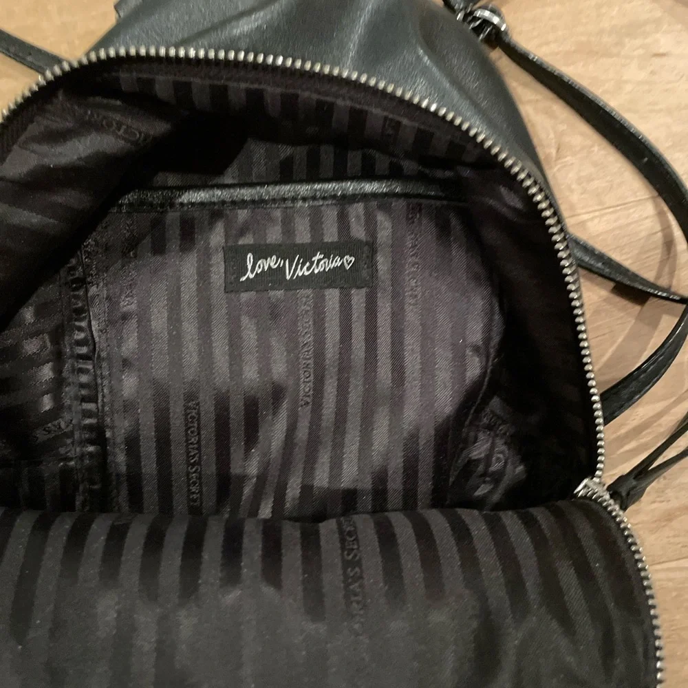 Victoria’s Secret Embellished Silver Small City Backpack Travel Grunge festival - Picture 8 of 9